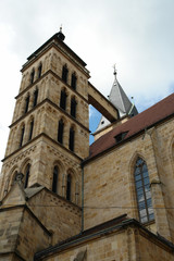 Fototapeta na wymiar Stadtkirche von Esslingen am Neckar