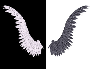 White and Black Wing