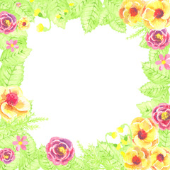 Floral frame