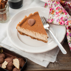 A Slice of Spiced Coffee Cheesecake