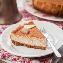 A Slice of Spiced Coffee Cheesecake