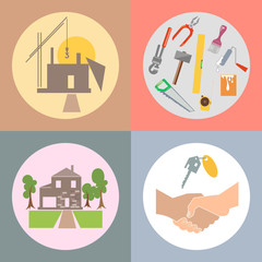 Construction of houses