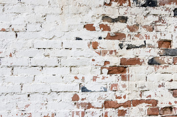 Red and white old Bricks background