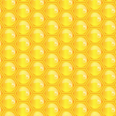 Vector illustration of honeycomb  pattern