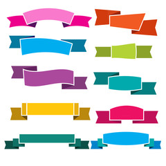 Colorful ribbon vector