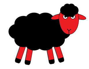 Angry sheep