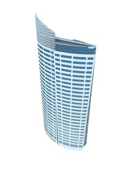 single skyscraper
