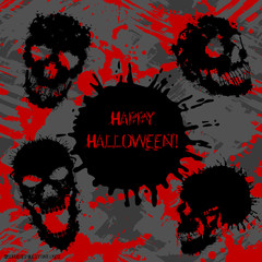 Scary Invitation for Halloween Party.