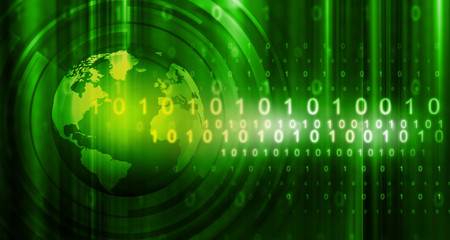 Hi-tech technological background.