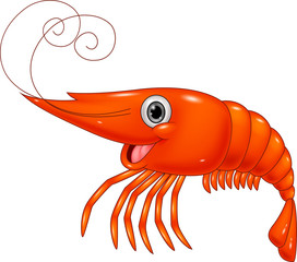 Cartoon cute lobster