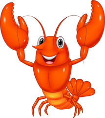 Cartoon lobster illustration