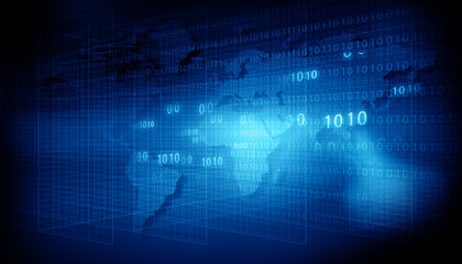 Hi-tech technological background.