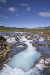 Fototapeta na wymiar Bruarfoss waterfall