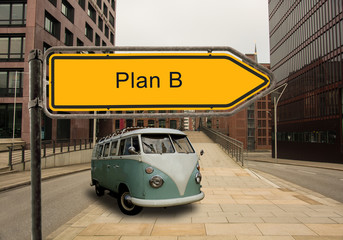 Strassenschild 46 - Plan B