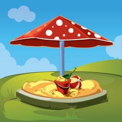 children's sandbox