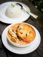 Thai food : Tom yum sea food