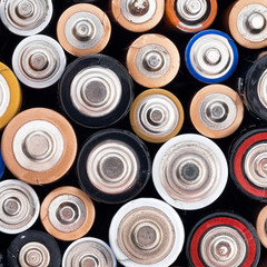 Old alkaline domestic battieries - hazardous waste product