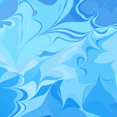 Vector Watercolor Blue Background