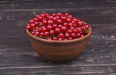 Redcurrants in a bowl