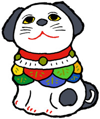 佐土原人形　犬