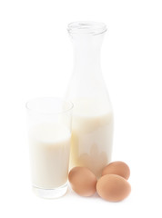 Composition of milk and eggs