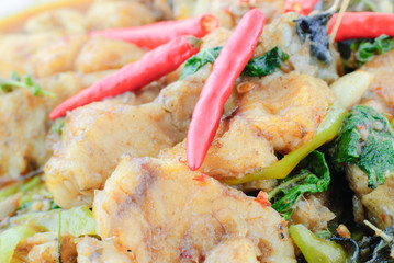Spicy Fried Stir Catfish
