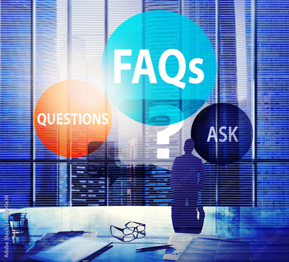 Poster faqs frequently asked questions solution concept