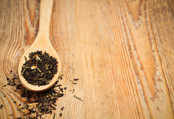 Tea in a spoon