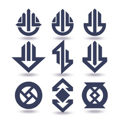 Business Icons Set Graphic Design Editable For Your Design. Logo