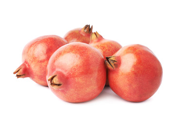 Pile of multiple pomegranate fruits