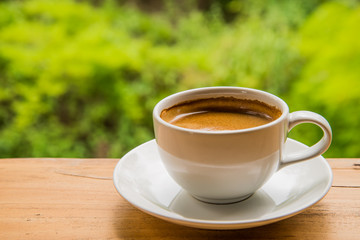Fresh coffee.
