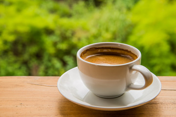 Fresh coffee.
