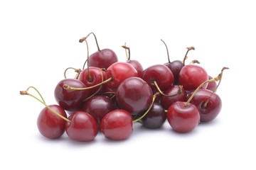 Cherry isolated on white background