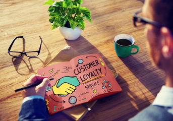 Customer Loyalty Satisfaction Support Strategy Service Concept