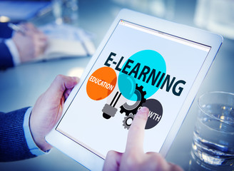 E-learning Education Growth Knowledge Information Concept