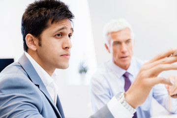 Fototapeta premium Discussion is the way to solution