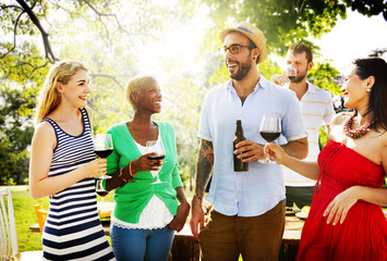 Friend Friendship Dining Celebration Hanging out Concept