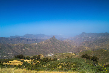 Naklejka premium Gran Canaria, Caldera de Tejeda