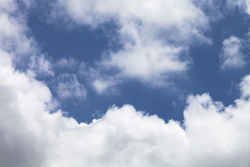Blue sky and clouds