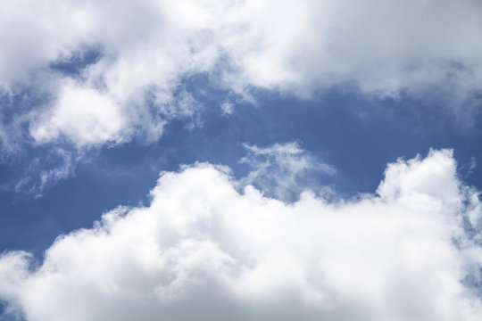 Blue sky and clouds