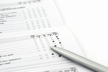 Fototapeta premium Survey Form