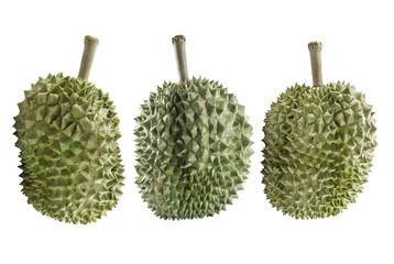 Durians durian isolated on white background