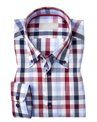 Obraz premium mens shirt isolated on a white background with clipping path