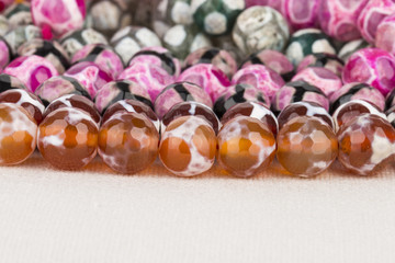 Beads jewelry - Stock Image macro.