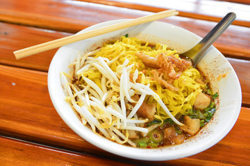 Thai stewed pork Noodle