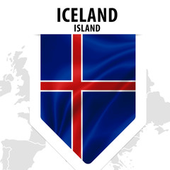 Fahne Flagge Flag Iceland - Island