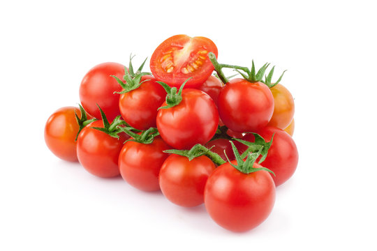 tomato isolated on the white background