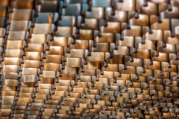 Obraz premium texture of square steel