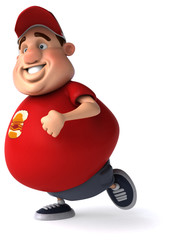 Overweight guy