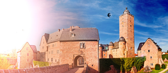 Das Schloss von Steinau an der Straße